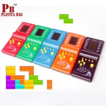 pb playful bag Electronic toy Russian square game machine handheld game machine animation game machine children puzzle toys