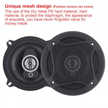 2Pcs 5 Inch 13cm 350W Car Coaxial  Auto Audio Music Stereo Full Range Frequency Hifi Speakers Non-destructive Installation