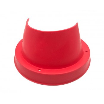 Car Audio Refit 6.5inch Soft Silicone Speaker Waterproof Cover Practical Non-destructive Anti-rust 2pcs Rust Protection Pad Red