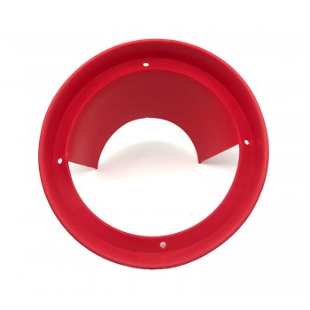 Car Audio Refit 6.5inch Soft Silicone Speaker Waterproof Cover Practical Non-destructive Anti-rust 2pcs Rust Protection Pad Red