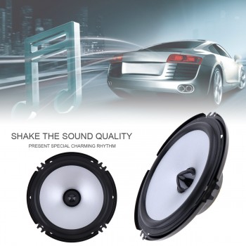 2pcs 6.5 Inch Car Speaker 60W 88dB Automobile Car Coaxial HiFi Speakers Vehicle Audio Music Full Range Frequency Loudspeaker