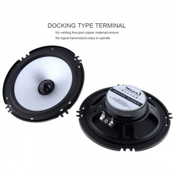 2pcs 6.5 Inch Car Speaker 60W 88dB Automobile Car Coaxial HiFi Speakers Vehicle Audio Music Full Range Frequency Loudspeaker