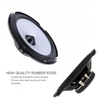 2pcs 6.5 Inch Car Speaker 60W 88dB Automobile Car Coaxial HiFi Speakers Vehicle Audio Music Full Range Frequency Loudspeaker