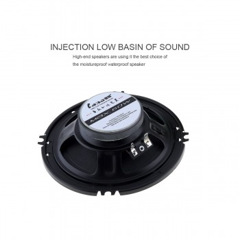 2pcs 6.5 Inch Car Speaker 60W 88dB Automobile Car Coaxial HiFi Speakers Vehicle Audio Music Full Range Frequency Loudspeaker