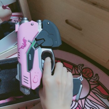 8000mAh LED OW DVA Gun Power Bank D.VA Cosplay With Light