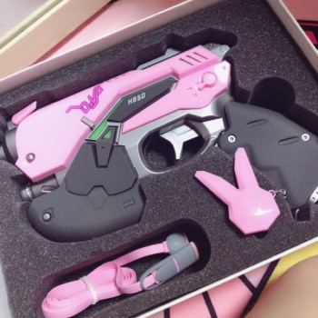 8000mAh LED OW DVA Gun Power Bank D.VA Cosplay With Light