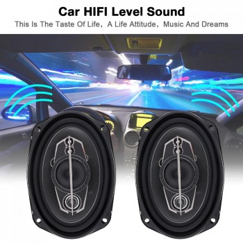 2pcs 6x9 Inch 600W 5 Way Car Coaxial Hifi Speakers Auto Music Stereo Full Range Frequency Speaker Non-destructive Installation