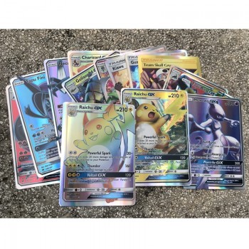 200 Pcs 50pcs GX MEGA Shining Cards Game Battle Carte 100pcs Trading Cards Game Children Pokemons Toy