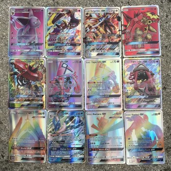 200 Pcs 50pcs GX MEGA Shining Cards Game Battle Carte 100pcs Trading Cards Game Children Pokemons Toy