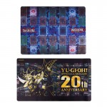 Yu Gi Oh 20th Anniversary Limited Official Card Pad Black Gold Card Pad Master Rule 4 Special Card Pad 2 People Official Format