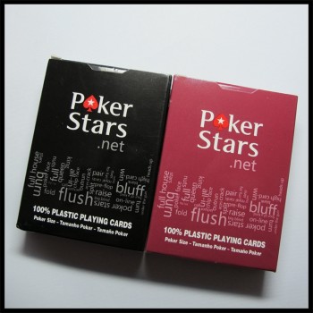 Poker stars Texas Holdem Plastic playing card game Waterproof Game Collection Cards and dull polish poker star Board games