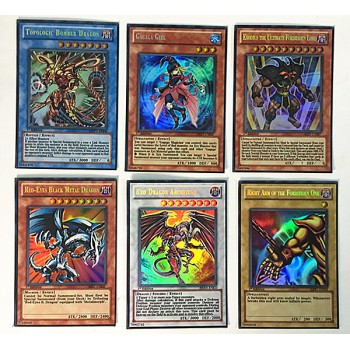 60pcs Different Yugioh Paper Cards in Iron Box Anime Yu gi oh Anime Game Collection Cards Kids Boys Toys Gift