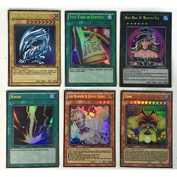 60pcs Different Yugioh Paper Cards in Iron Box Anime Yu gi oh Anime Game Collection Cards Kids Boys Toys Gift