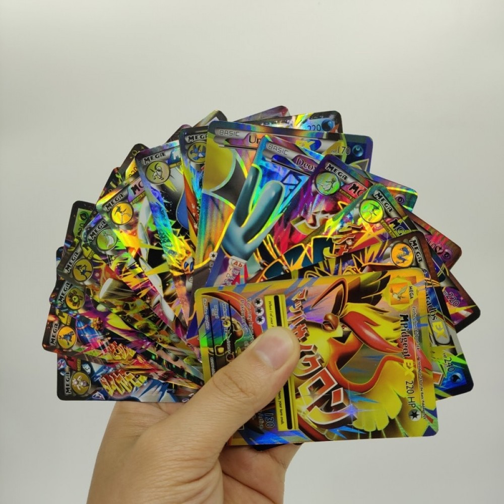 No Repeat 20 35 60Pcs Pokemons EX GX MEGA Shining Game Battle Carte Trading Energy Cards Game With Booster Box For Children Toy