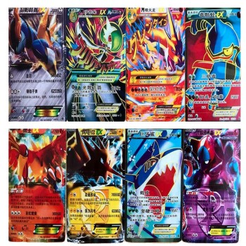 36 pcs/lot XY Trading Collection Card EX Evolutionary Battle Pikachu Cards Jeni Turtle Charmander Action Figures Kid Gift Toy