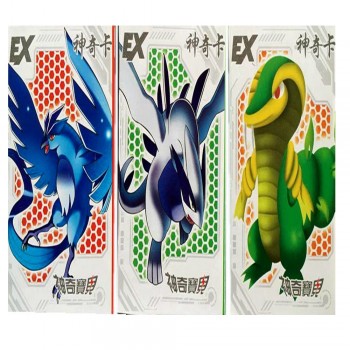 36 pcs/lot XY Trading Collection Card EX Evolutionary Battle Pikachu Cards Jeni Turtle Charmander Action Figures Kid Gift Toy