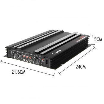 Audew 5800W Aluminum Alloy Car Amplifier Multichannel Powerful Car Audio Amplifier Vehicle Power Stereo Amp Car Sound Amplifiers