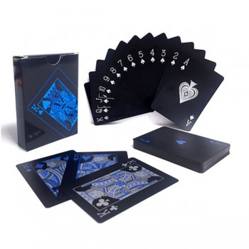 New 2 Sets/Lot  Texas Holdem waterproof plastic playing card game playing card entertainment game toy