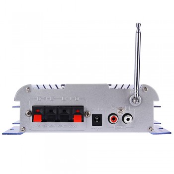 HY601 12V Digital Auto Car Stereo Power Amplifier 2 Channel Sound Mode LED Audio Music Player MP3 Speaker Support USB DVD SD FM