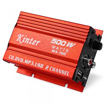 Kinter MA - 150 20W x 25V Mini Hi-Fi Stereo Digital Power Amplifier MP3 Car Audio Speaker For Car Motorcycle