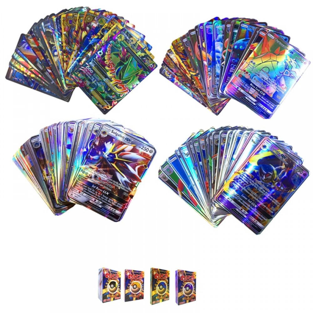 12 Styles GX MEGA EX Shining Cards Pokeball Game Battle Cartoon Trading Cards Game Children Pikachu Toy For Kid Gift