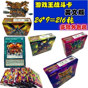 Cool 9/18/ 216pcs Game YGO YuGiOh Playing Cards Cartoon Cards Yugioh Gaming Cards Japan Boy Girls Yu-Gi-Oh Cards Collection toys