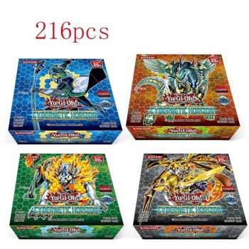 yu gi oh 216 pcs set with box yu gi oh anime Game Collection Cards kids boys toys for children