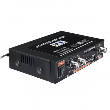 12V 220V 2-channel HiFi Stereo Audio Car Amplifier Car Audio Bluetooth 2 Channel Digital Powerful Car Amplifier