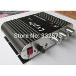 2015 new 2.1 channel 12V mini car Lepy HI-FI digital LP838 USB FM digital power amplifier small power amplifier power adapter