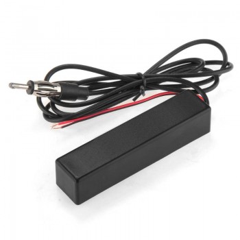 CARCHET Car Amplifier Hidden Antenna Radio AM FM Signal Reception Amplifier Booster 12V Wide Reception Range Signal Amplified