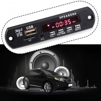 Bluetooth v3.0 + EDR Audio Module MP3 WMA Player MP3 decoder with Board Module w/ TF Card Slot / USB / FM / Remote Display