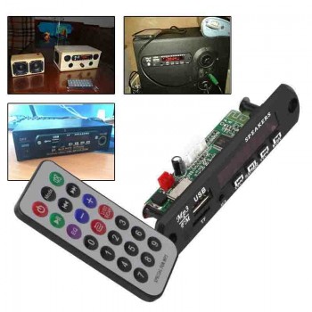 Bluetooth v3.0 + EDR Audio Module MP3 WMA Player MP3 decoder with Board Module w/ TF Card Slot / USB / FM / Remote Display