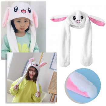 Novelty Magic Rabbit Hat With Moving Ear Plush Toy Gift Kids Toy Party Photo-m20