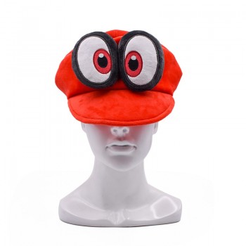 2018 New Super Mario Cosplay Hat Red Odyssey Mario Cap Wearable Baseball Caps Unisex Adjustable Red Hatamp;Cartoon Hats