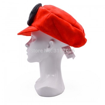 2018 New Super Mario Cosplay Hat Red Odyssey Mario Cap Wearable Baseball Caps Unisex Adjustable Red Hatamp;Cartoon Hats