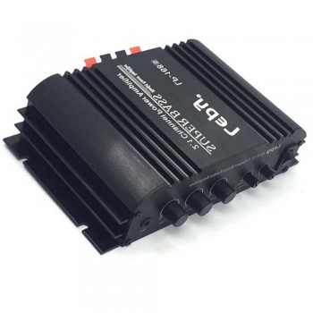 Lepy LP-168S 12V Power Subwoofer 2.1 Channel Auto Audio Car Amplifier Bass Output HiFi WithAUX Function LoudSpeaker