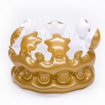 Inflatable Cartoon Hats Queen PVC Balloon Toys Novelty Birthday Party Hat Children Present Gifts Kids Birthday Hats