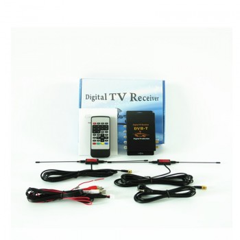 Lenvio DVB-T MPEG-4 Dual Tuner Car DVB-T Mobile Digital TV Box Digital TV Turner Receiver auto tv box 140-190KM/H