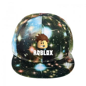 Kids Summer Cute Galaxy Caps Game Roblox Cap Unisex Casual Hats Boys Girls Hats Childrens Party Toy Hats Fans Christmas Gift