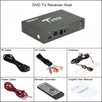 single antenna Car Digital TV Box HD ISDB Full Seg Receiver ISDB-T Mini Mobile Digital TV Receiver for Japan brazil chile Peru