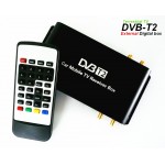 Hiriot Mobile Car DVB-T2 DVB-T TV Receiver Digital TV Box TV Tuner Four Antenna HDMI 1080p For Car DVD Android Player H.264 MPG4