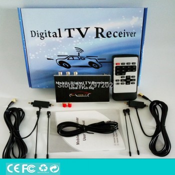 Car ISDB-T Full Seg HD 1080P HDMI Digital CVBS Mobile Digital TV Receiver Mobile MPEG4 Digital TV Tuner HD Receiver Box Set