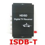 Car ISDB-T Tuner Car Digital TV Receiver isdb-t SET TOP BOX One Tuner/Antenna for Car DVD GPS Android player For Brazil