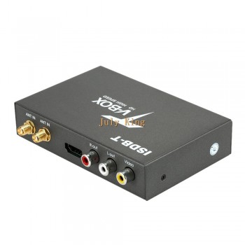 ISDB-T Car Digital HD TV Receiver And Turner, Set Top TV Box, HD, Iron Shell, Dual Antenna, for South America and Japan etc