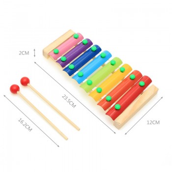 8 Scales Xylophone Baby Infant Toy Musical Instrument Puzzle Toys Musical Musical Instruments Childrens Gifts