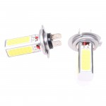 2 x H7 4LED COB 10W Car Lamp Bulb Light Lamp - White