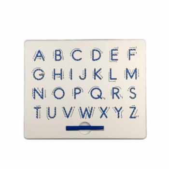 Magnetic Tablet Drawing Board Pad Toy Bead Magnet Stylus Pen 26 Alphabet Numbers Writing Memo Board Learning Educational Kid Toy