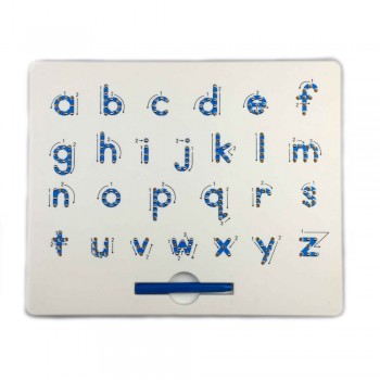 Magnetic Tablet Drawing Board Pad Toy Bead Magnet Stylus Pen 26 Alphabet Numbers Writing Memo Board Learning Educational Kid Toy