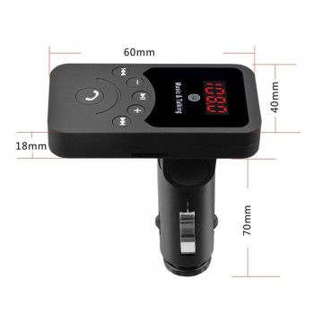 USB Car Charger Wireless bluetooth Radio Car Kit MP3 Music Player USB Charger TF Power Charging for Samsung Mobile Phones