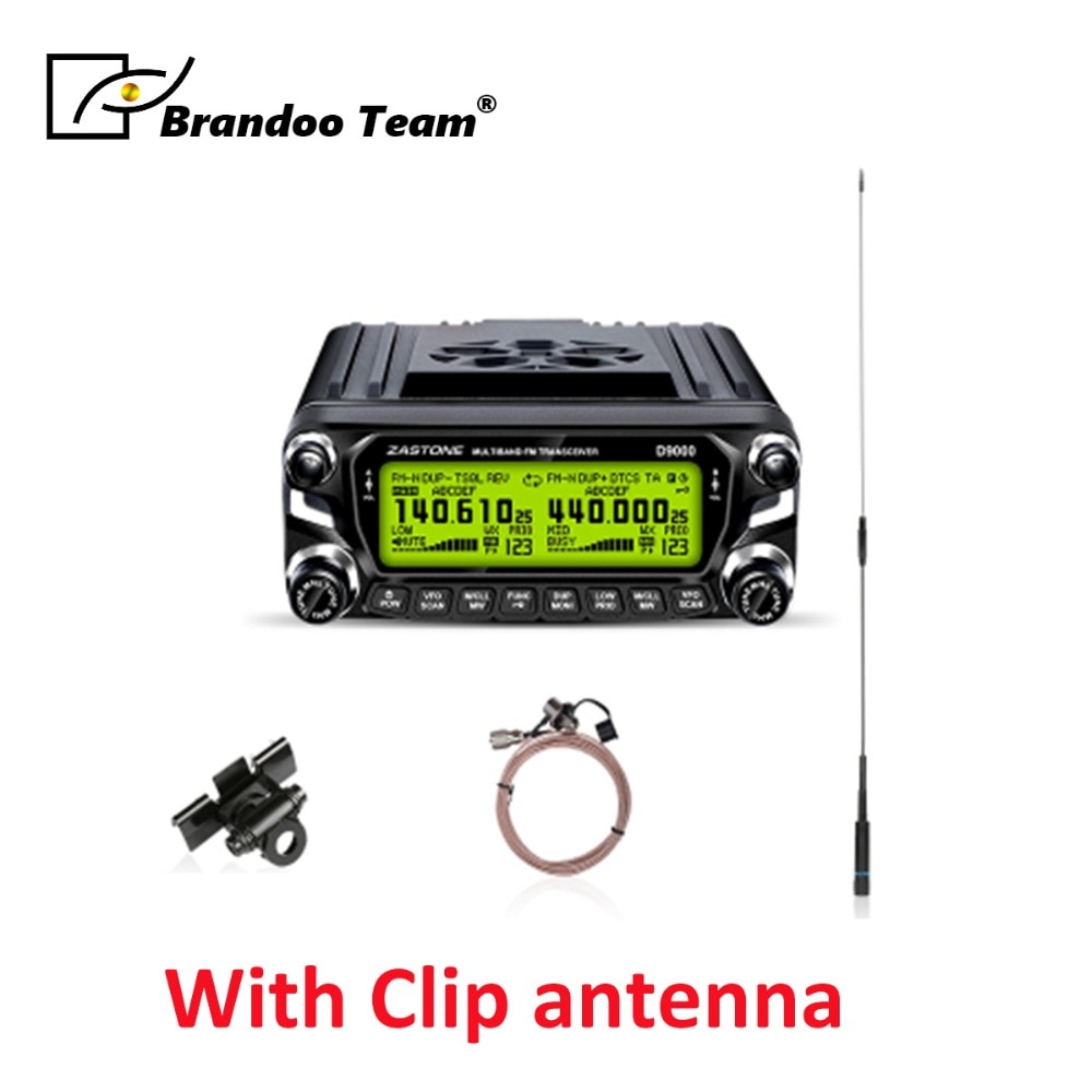 Free delivery,512 Channels mobile Radio 50W 136-174MHz 400-520MHz Car Walkie Talkie Mobile Radio with clip antenna